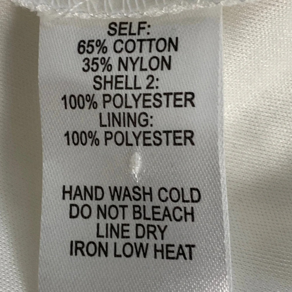 Lulus Floral V-Neck Open Back Easy Love White Lace Skater Mini Dress Size S - Picture 10 of 10